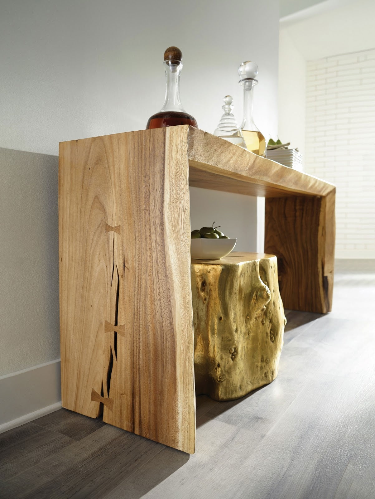 Phillips Collection Home Oversized LTL - Rate to be Quoted Phillips Collection Waterfall Console Table