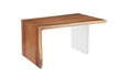 Phillips Collection Home Oversized LTL - Rate to be Quoted Phillips Collection Waterfall Desk, Natural, Acrylic Leg