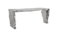 Phillips Collection Home Oversized LTL - Rate to be Quoted Phillips Collection Waterfall Desk, Silver Leaf