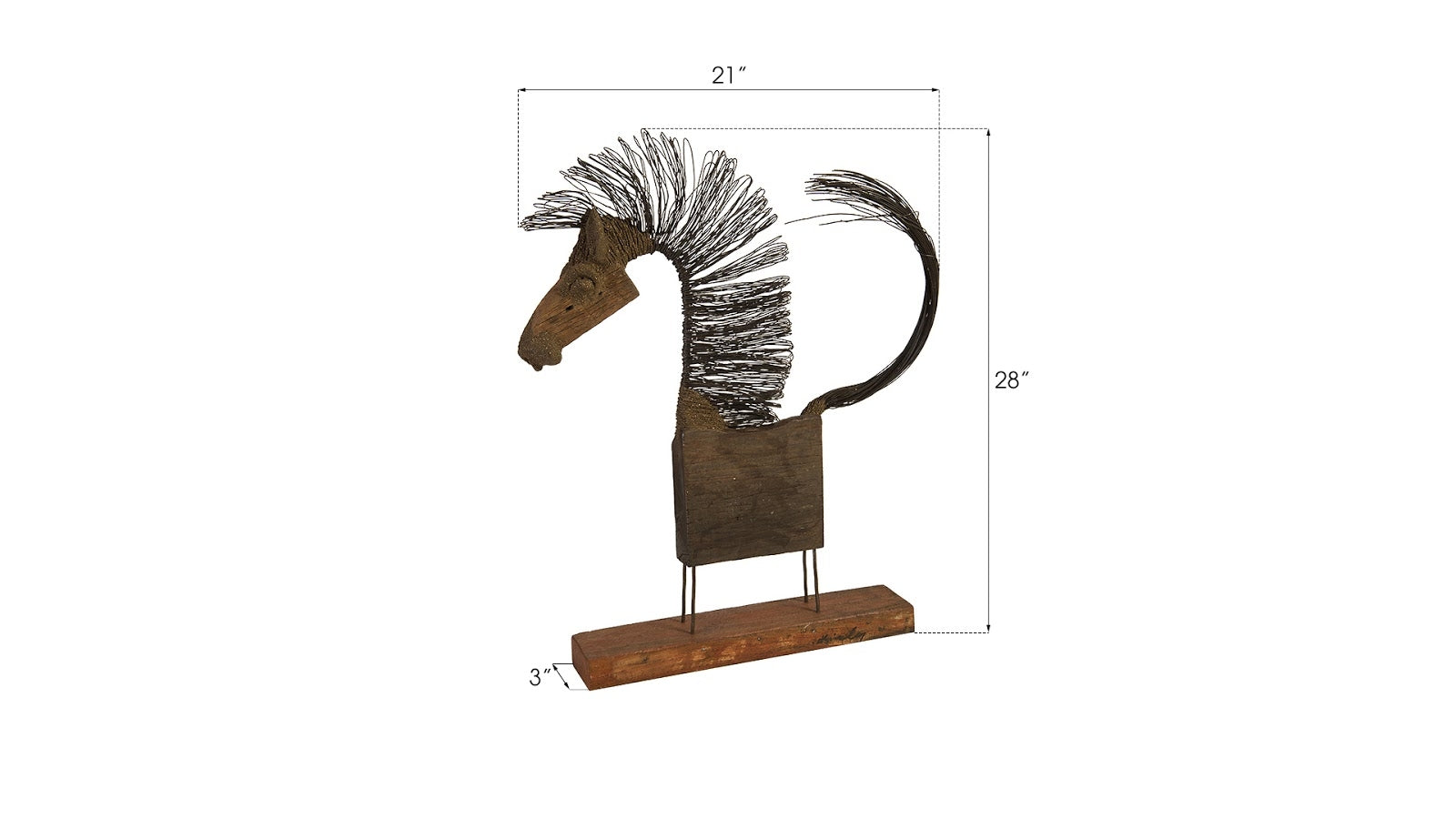 Phillips Collection Home Phillips Collection Wire Horse Sculpture, MD Body