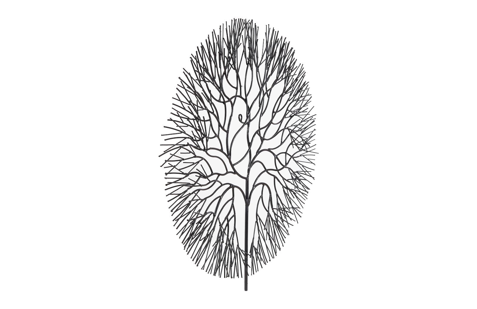 Phillips Collection Home Phillips Collection Wire Tree Wall Art, Large, Circle, Metal, Black