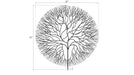 Phillips Collection Home Phillips Collection Wire Tree Wall Art, Large, Circle, Metal, Black