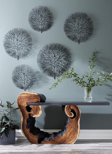 Phillips Collection Home Phillips Collection Wire Tree Wall Art, Large, Circle, Metal, Black