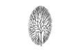 Phillips Collection Home Phillips Collection Wire Tree Wall Art, Medium, Circle, Metal, Black