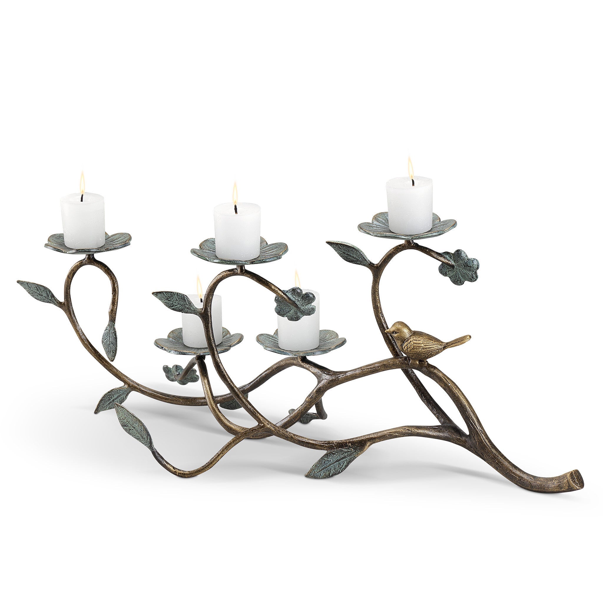 SPI Home Home Bird and Flowers Candelabra