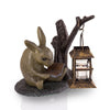 SPI Home Home Booklover Rabbit Garden Lantern