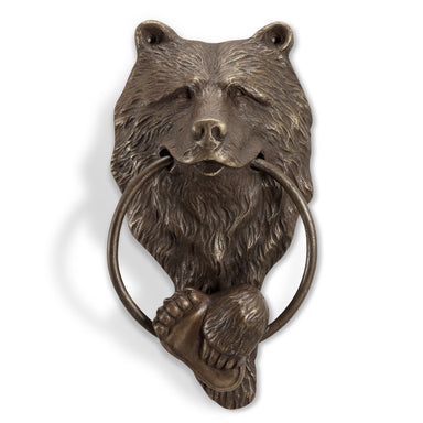 SPI Home Home Brass Bear Head Doorknocker