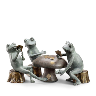 SPI Home Home Card Cheat Frogs Garden Sculpture