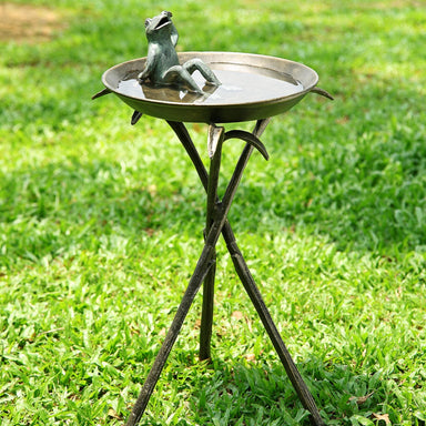 SPI Home Home Cool Frog Birdbath