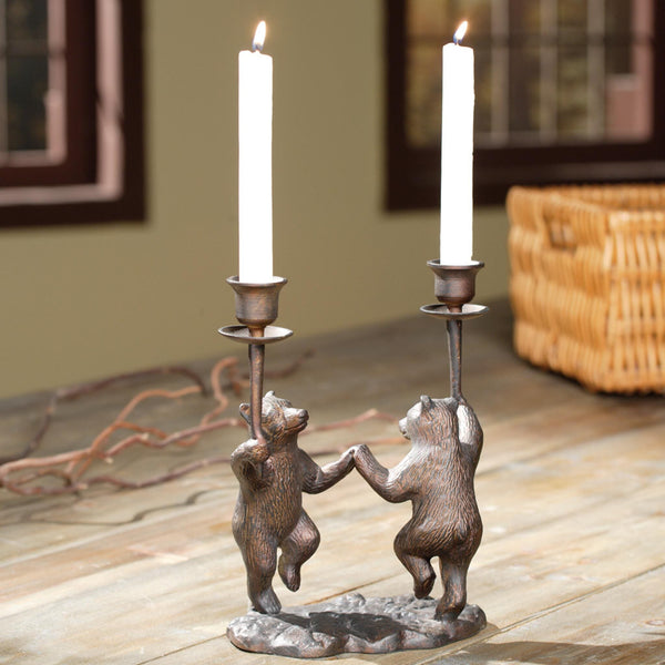 SPI Home Home Dancing Bears Candleholder