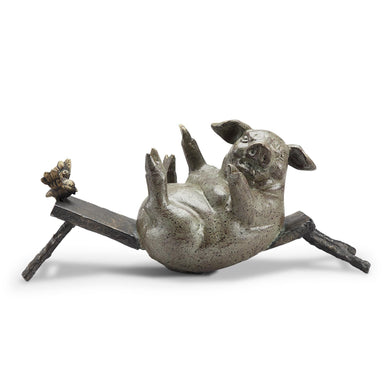 SPI Home Home Fat Pig Broken Bench Desktop Decor