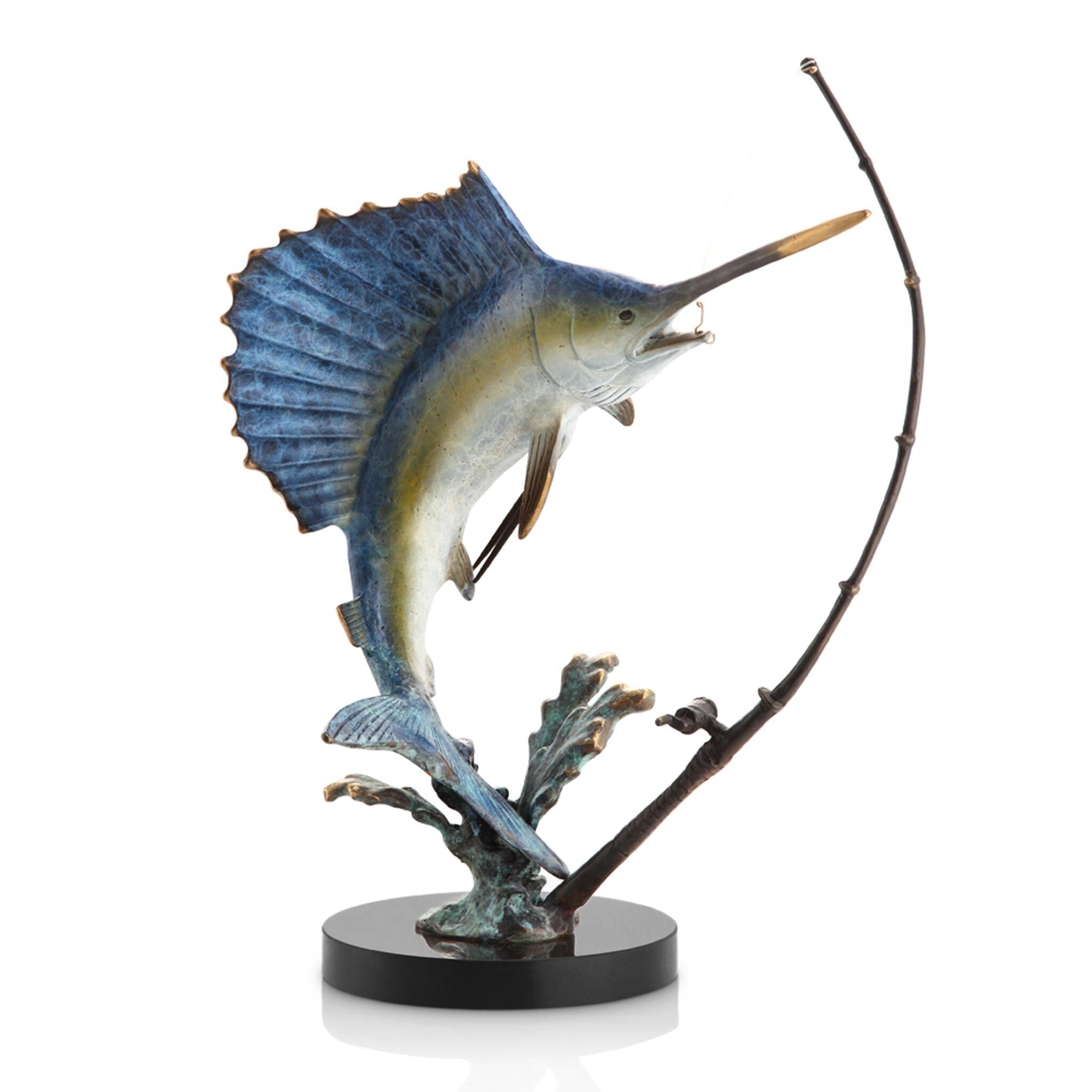 SPI Home Home Fighting Sailfish with Tackle
