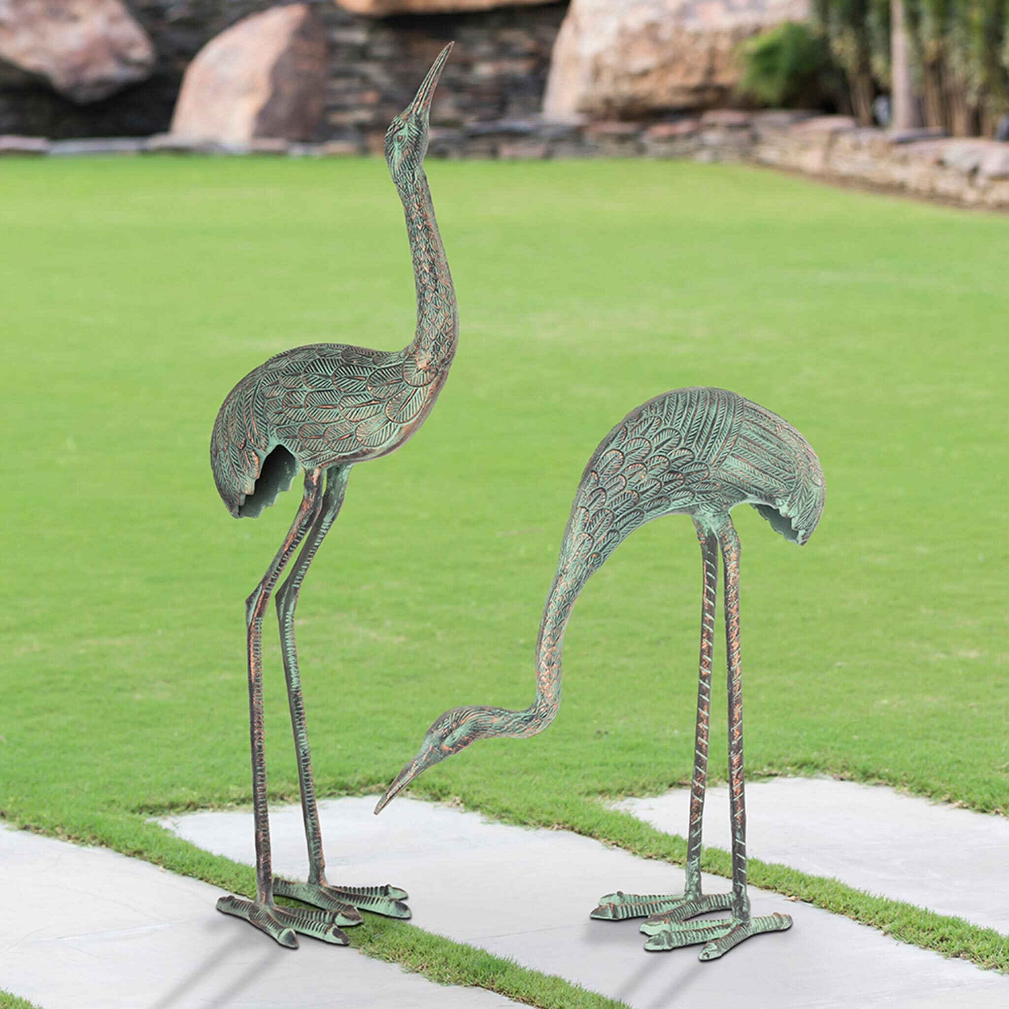 SPI Home Home Foraging Cranes S/2