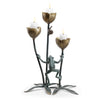 SPI Home Home Frog and Flower Trio Candleholder