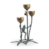 SPI Home Home Frog and Flower Trio Candleholder