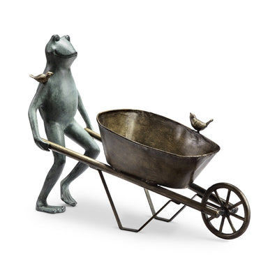 SPI Home Home Frog & Bird Planter Holder