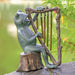 SPI Home Home Frog & Harp Tube Windchime