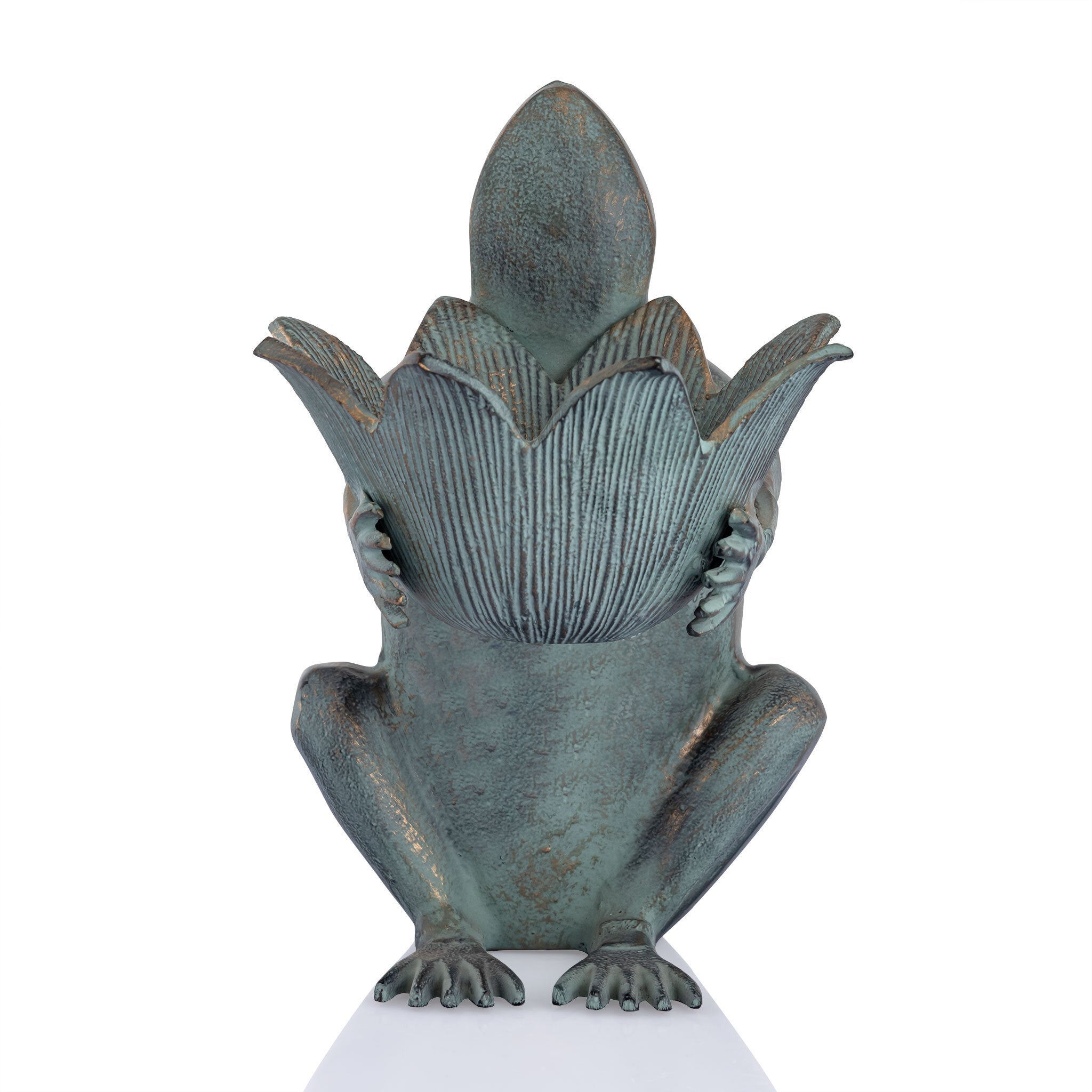 SPI Home Home Frog Royalty with Crown Birdfe