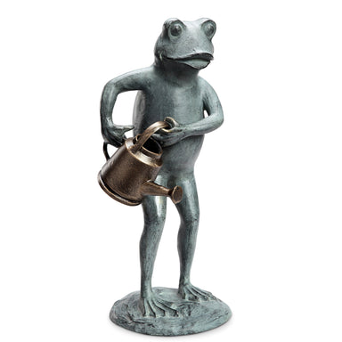 SPI Home Home Frog with Watering Can Garden
