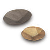 SPI Home Home Gray and Brass Round Platters