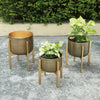 SPI Home Home Hammered Metal Planter Holders