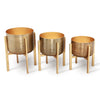 SPI Home Home Hammered Metal Planter Holders