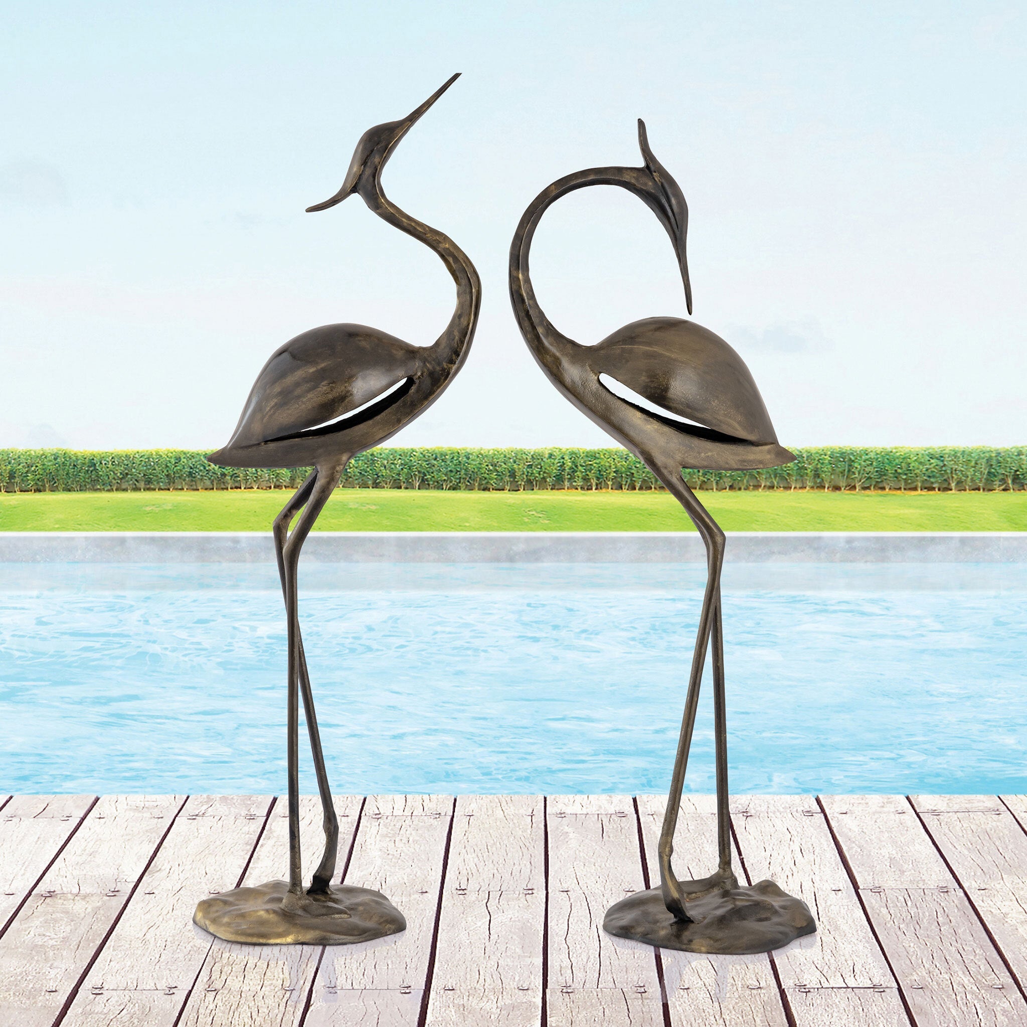 SPI Home Home Heron Garden Pair