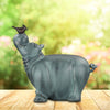 SPI Home Home Hippo and Friend Garden Sculpture