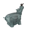 SPI Home Home Hippo and Friend Garden Sculpture