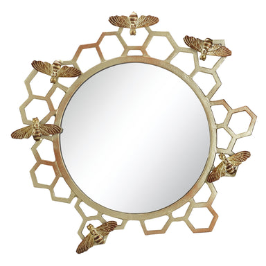 SPI Home Home Honeycomb and Bee Wall Mirror