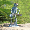 SPI Home Home Jazzy Keyboard Frog Garden Sculpture