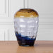 SPI Home Home Large Blue and Gold Glass Vase