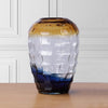 SPI Home Home Large Blue and Gold Glass Vase