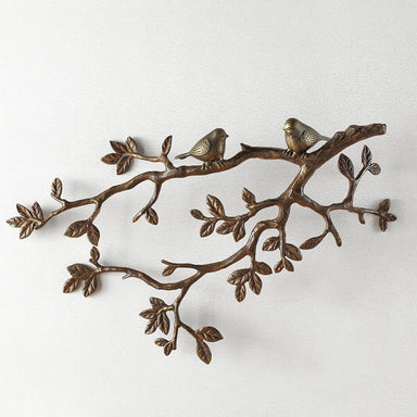 SPI Home Home Little Lovebirds on Branch Wall Plaque