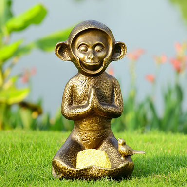 SPI Home Home Meditating Monkey Birdfeeder