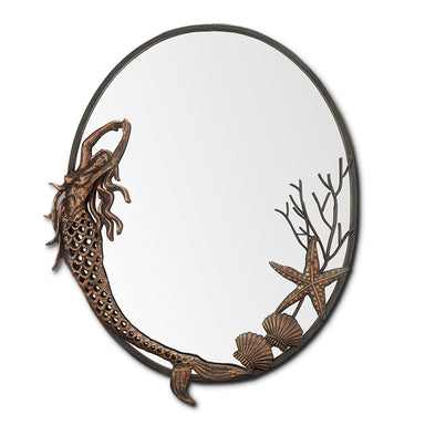 SPI Home Home Mermaid Oval Mirror
