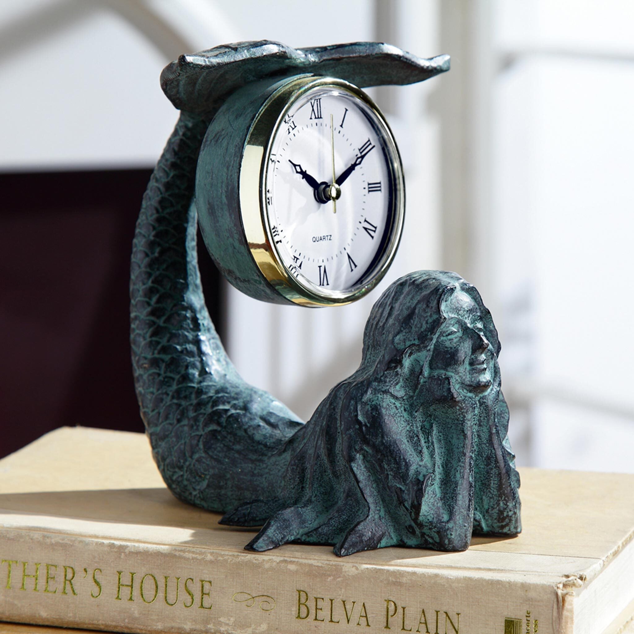 SPI Home Home Mermaid Table Clock