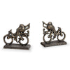 SPI Home Giftware Octopus on Bicycle Bookends Pair