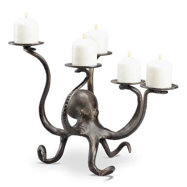 SPI Home Home Octopus Pillar Candelabra