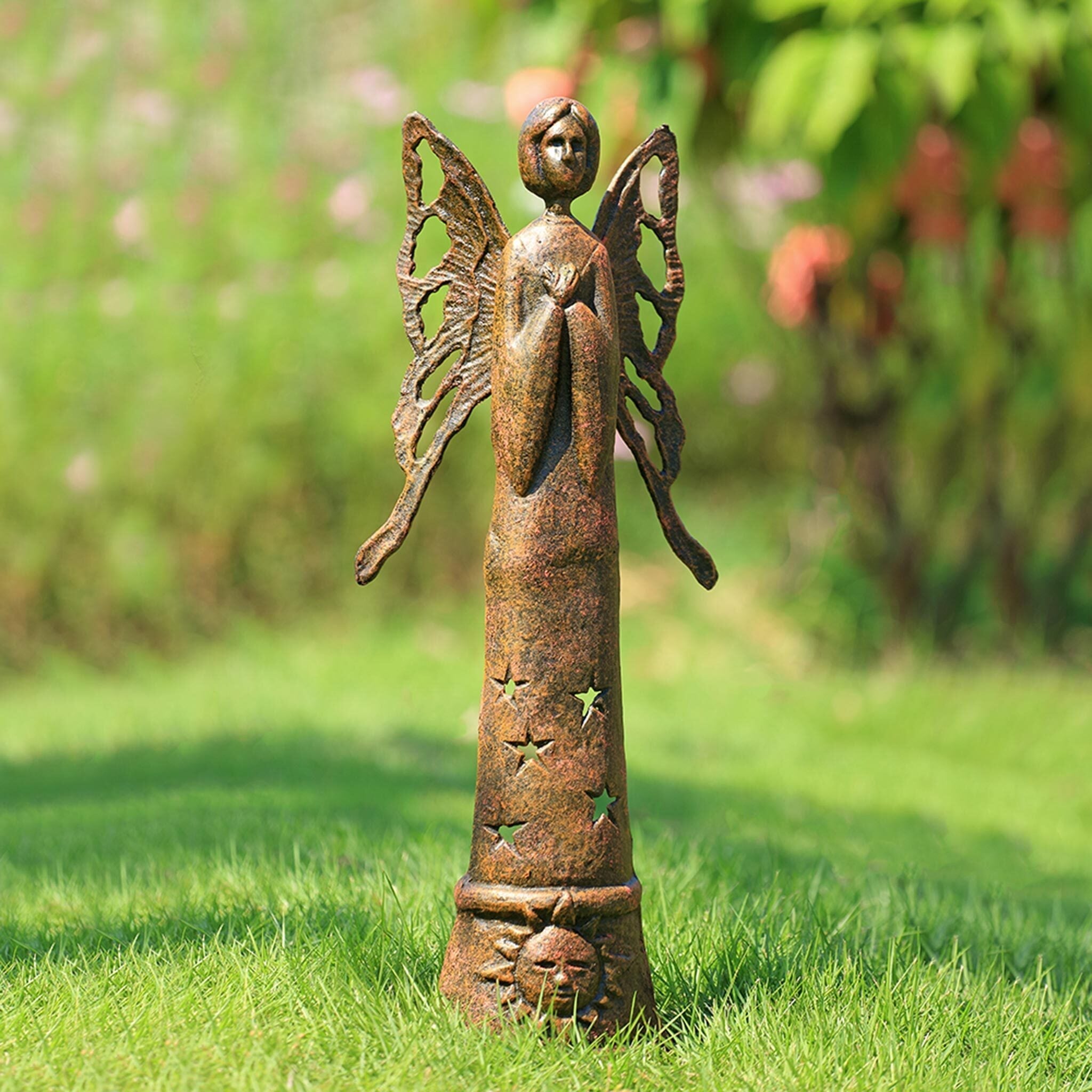 SPI Home Home Pairaying Angel Garden Sculpture