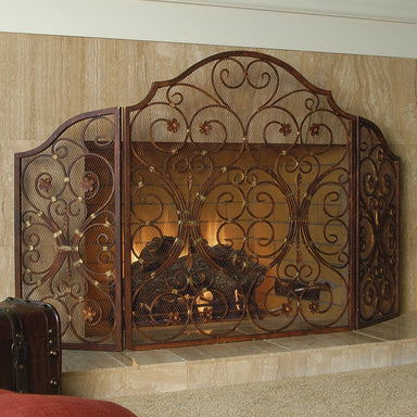 SPI Home Home Provincial Fireplace Screen