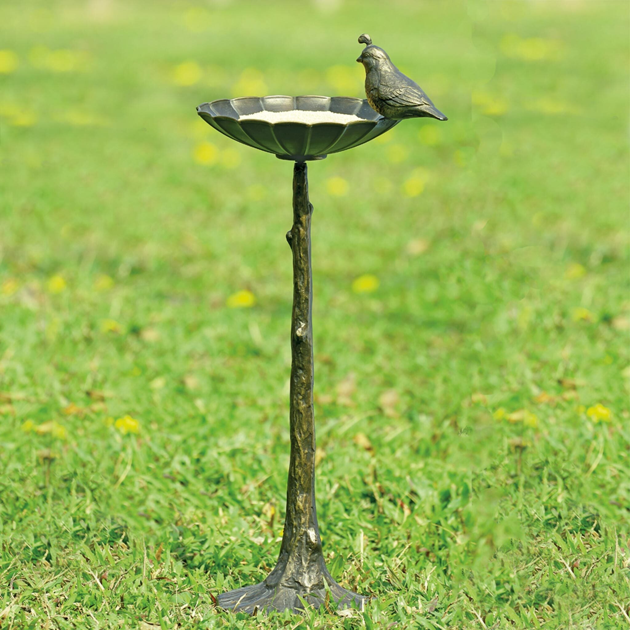 SPI Home Home Quail Birdbath/Birdfeeder