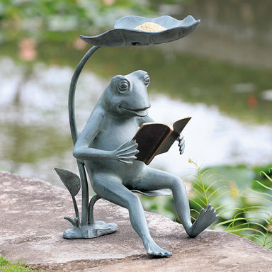 SPI Home Home Reading Frog Birdfeeder