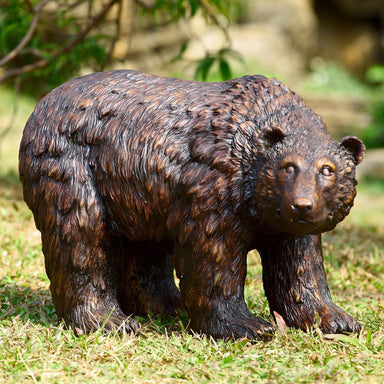 SPI Home Home Rust Finish Garden Bear