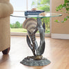 SPI Home Home Shells & Seagrass End Table