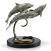 SPI Home Home Triple Dolphins on Marble Base