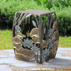 SPI Home Home Water Lilies Garden Stool