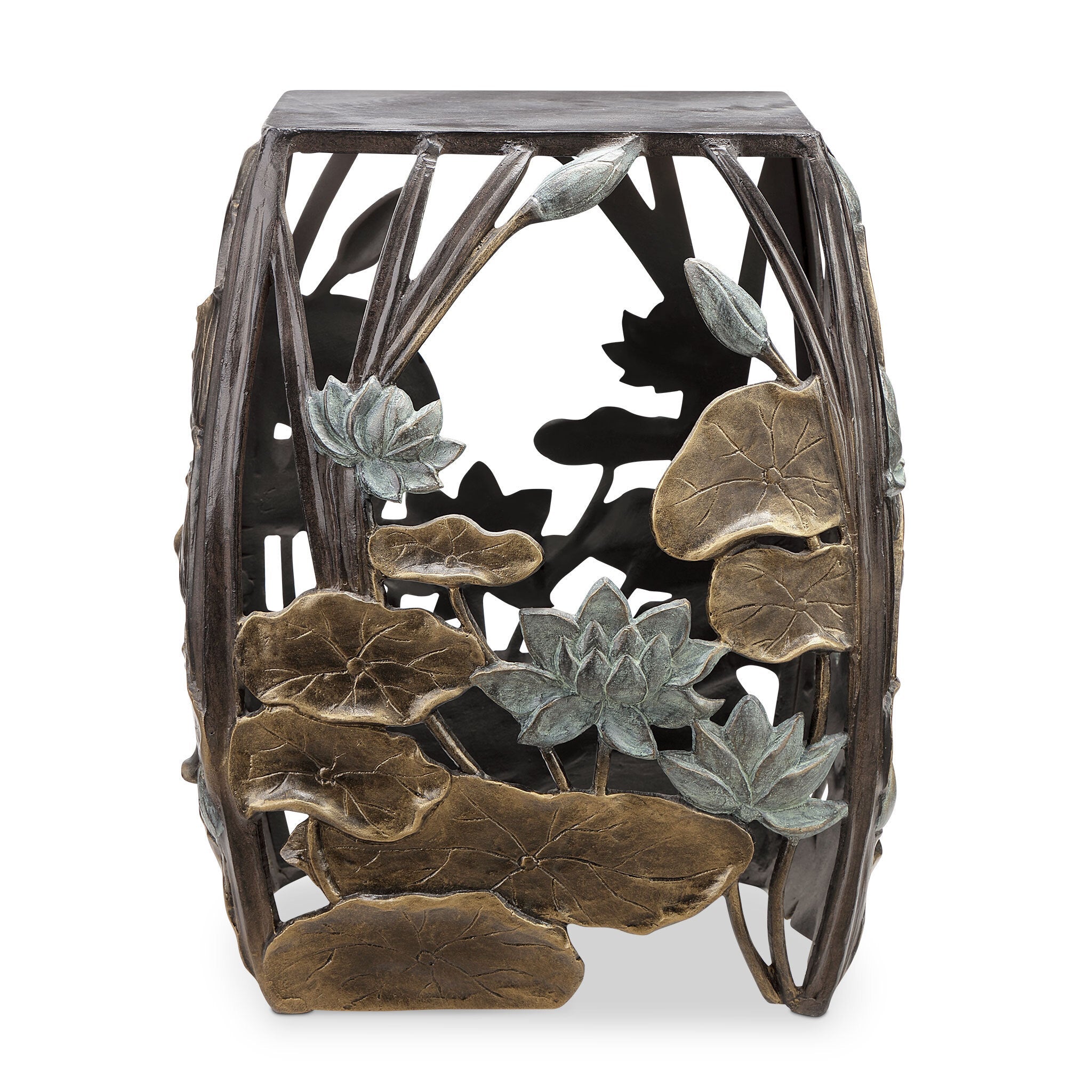 SPI Home Home Water Lilies Garden Stool