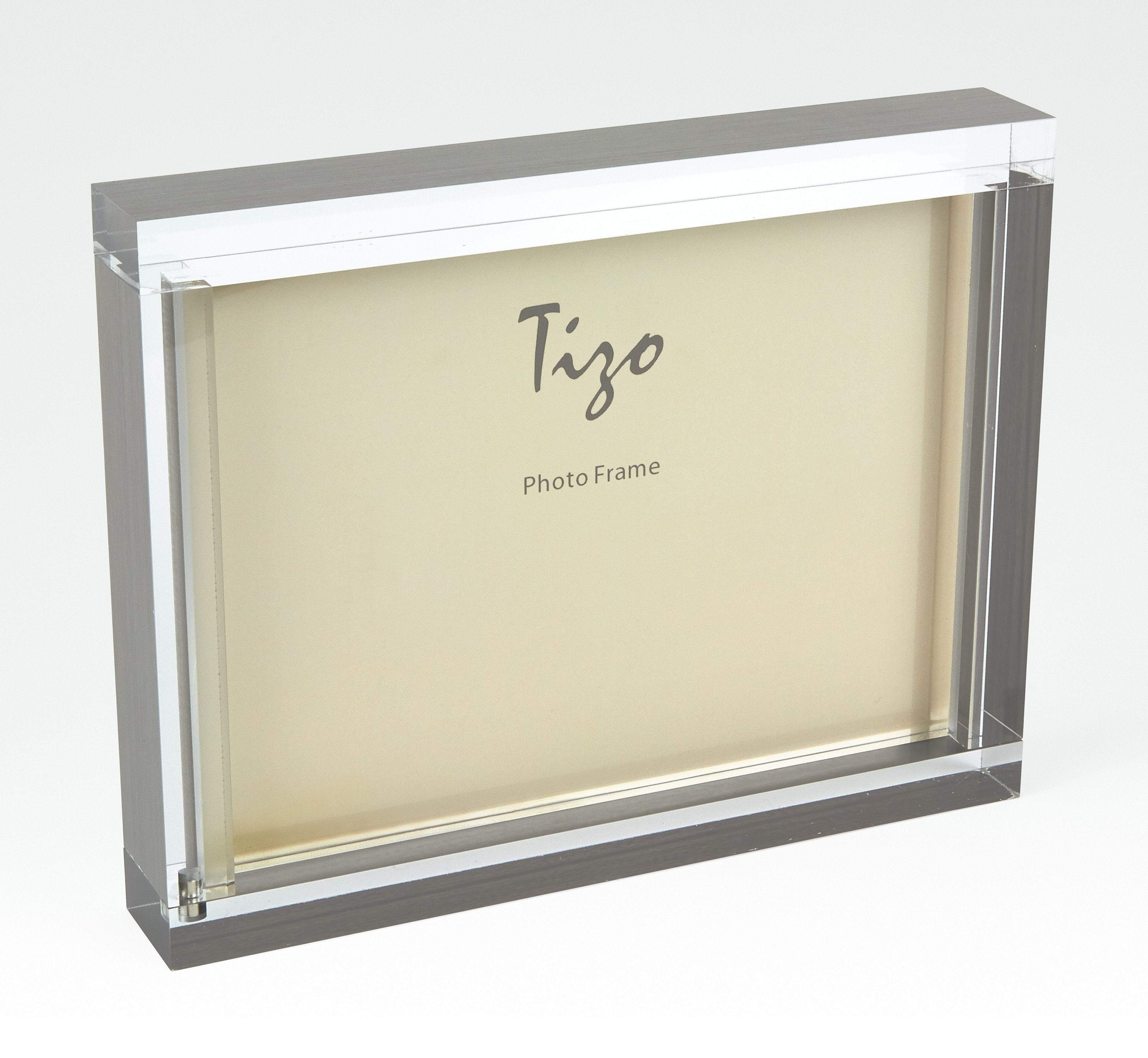 Tizo Lucite Photo Frame - Clear Back 4x6 at ShopTheAddison