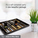 Tizo Designs Giftware Tizo Acrylic Backgammon Set Black HA105BKBG